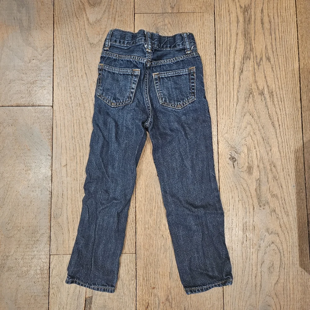 GAP Kids Skinny Jeans Size 5 - Classic Adjustable Waist Dark Wash Denim